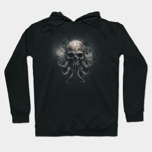 Tentacles of Madness - Vintage Skull Intrigue Hoodie